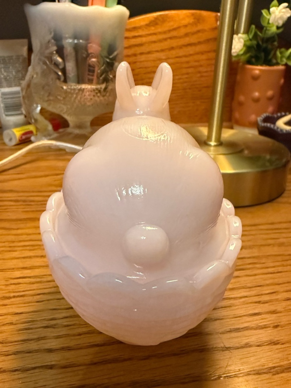 Mosser Tuscan Pink Bunny on nest - Picture 4 of 11